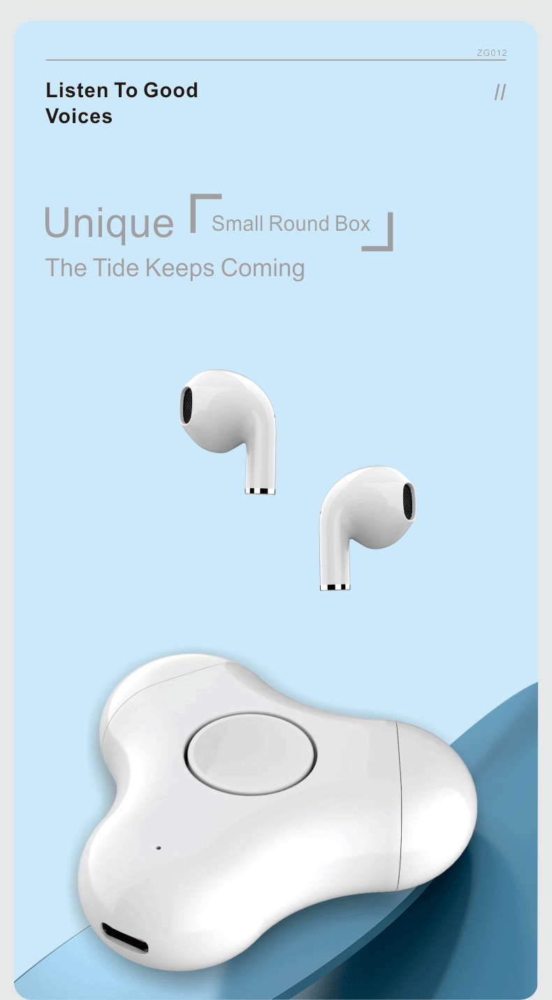 Spinbuds-Wireless Bluetooth Earbuds with Fidget Spinner Charging Case