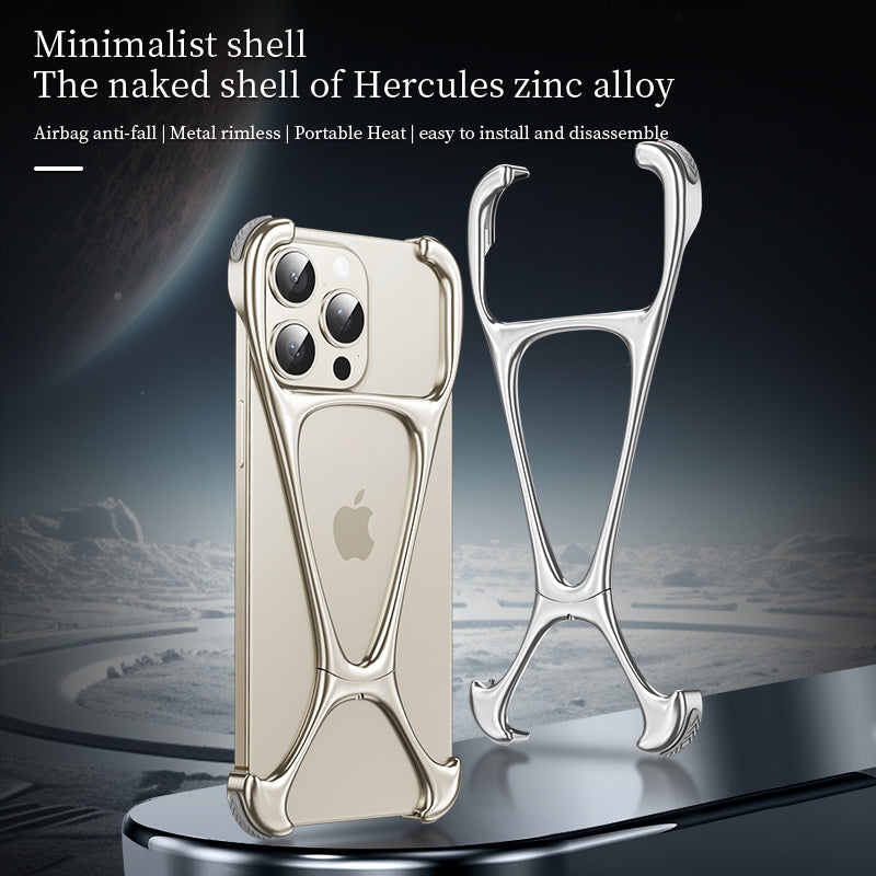 Herclues Lightweight Zinc Alloy Phone Case - Stylish, Vibrant Colors, Enhanced Cooling, Unique Design