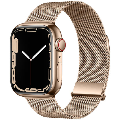 2024 Upgraded Megnetic Milanese Apple Watch Band Stainless Steel