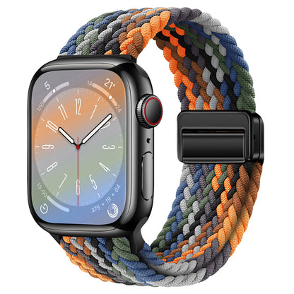 Nylon Magnetic Braided Apple Watchband Various Colors Stretch