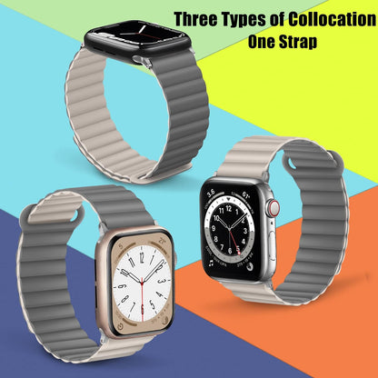 *Buy one Get one Free* 2024 Magnetic Silicone Apple Watch Band  Adjustable