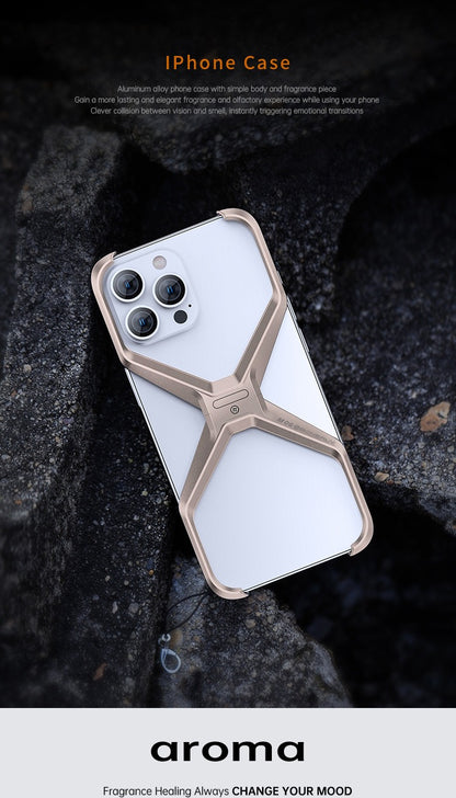 Detachable X-Man Frameless Phone Case with Magsafe and Holder Aluminum Alloy