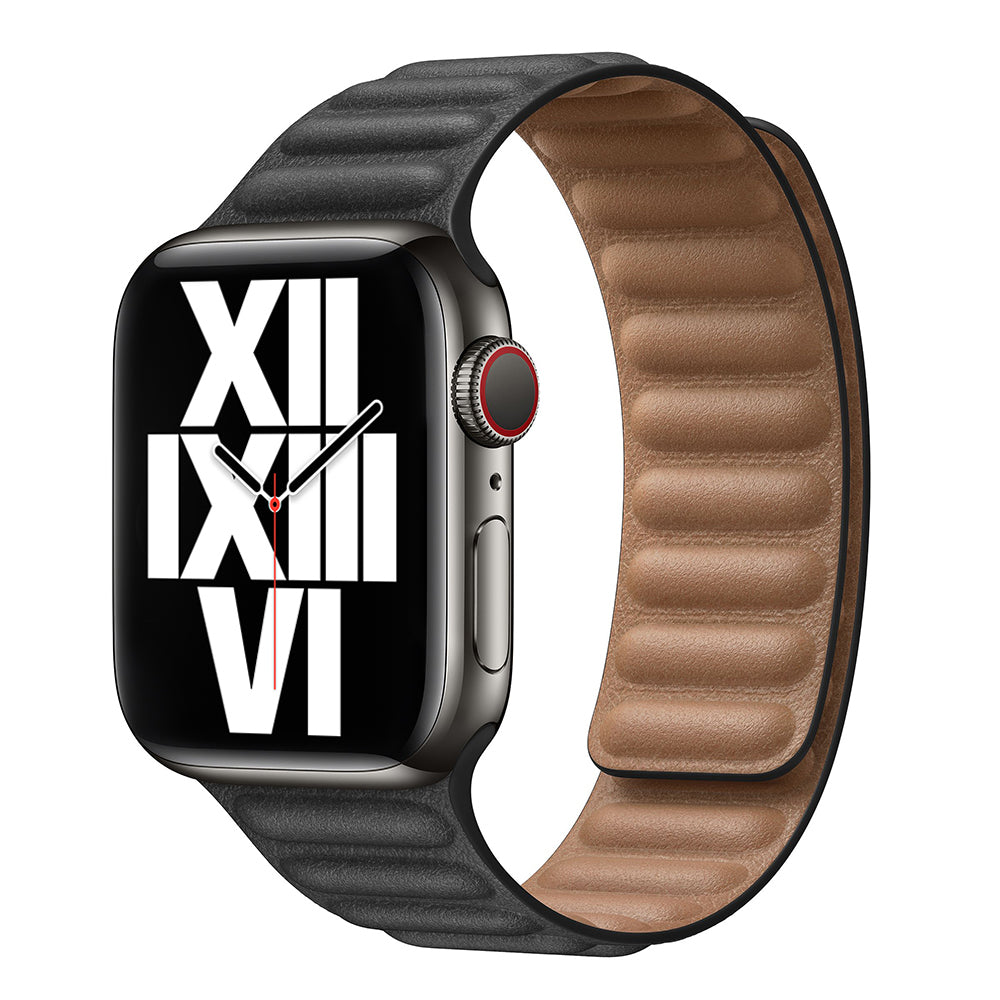 2024 Upgraded Magnetic Leather Apple Watch Band