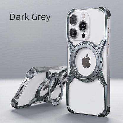 New Launch! (Magsafe and Holder included) Detachable X-Man Frameless Phone Case Aluminum Alloy