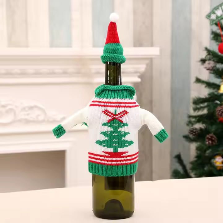 Christmas Bottle Sweater – Festive Charm for Every Bottle