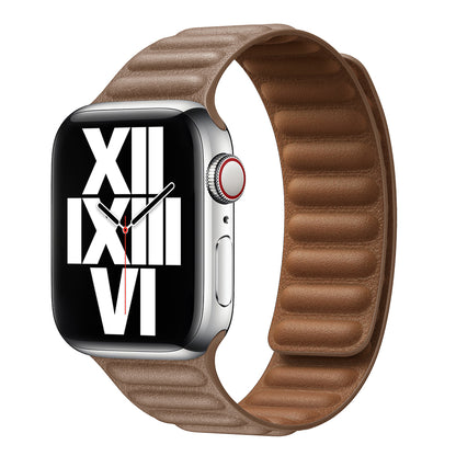 2024 Upgraded Magnetic Leather Apple Watch Band