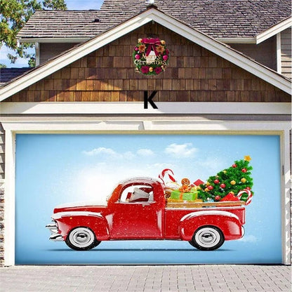 Halloween&Christmas 2024 Garage Door Decoration