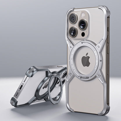 New Launch! (Magsafe and Holder included) Detachable X-Man Frameless Phone Case Aluminum Alloy