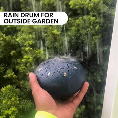 Rain Drum for Outside Garden with The Fingerstalls