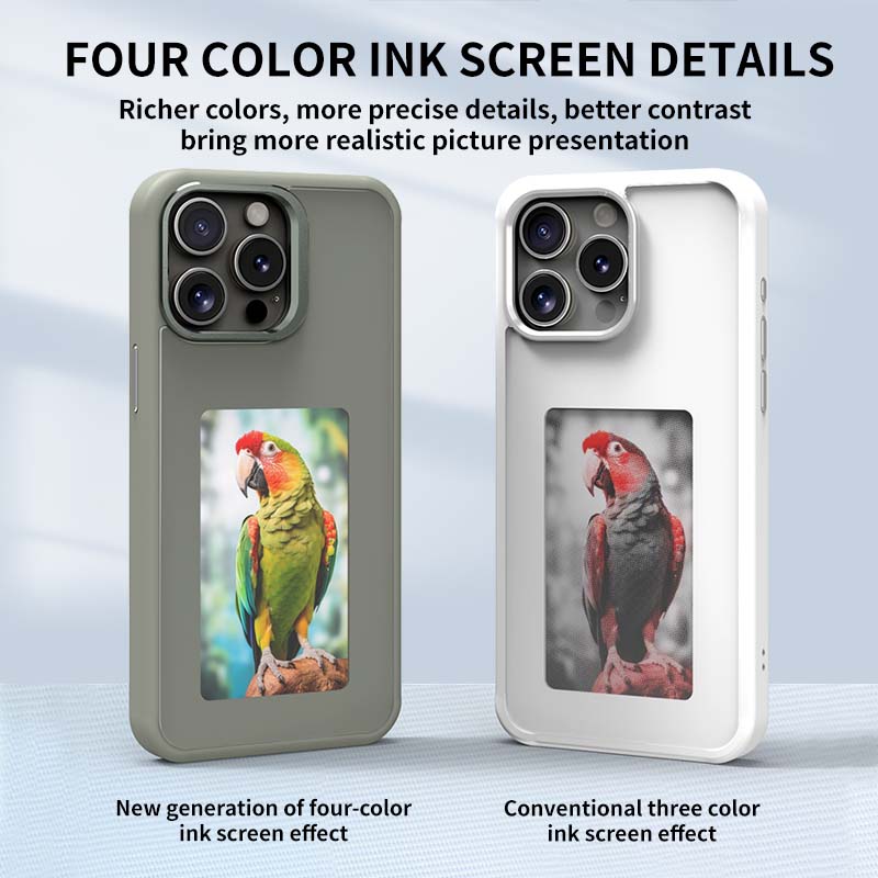 **Flash Sale!** (upgrade) Smart Four Color Ink Screen iPhone Case DIY your iPhone case everyday!