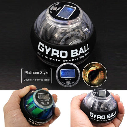 LED Wrist Ball Power Trainer Self-starting Gyro Ball