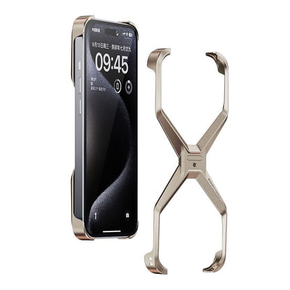 Detachable X-Man Frameless Phone Case with Magsafe and Holder Aluminum Alloy