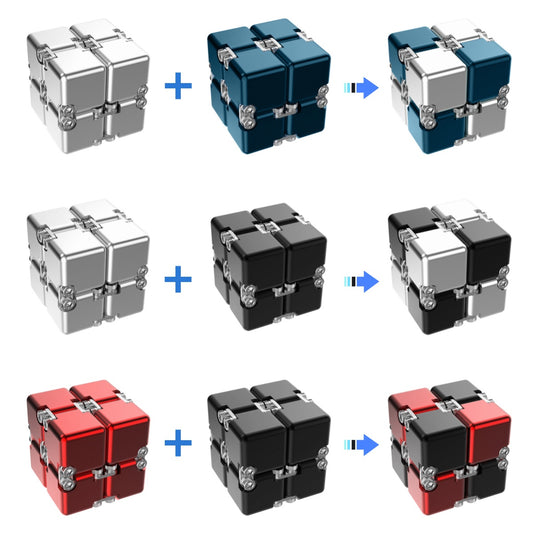 2024 DIY Detachable Infinite Cube High-Quality Aluminum Alloy (180+g)