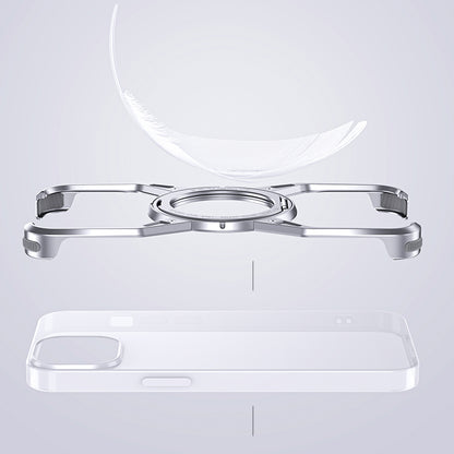 New Launch! (Magsafe and Holder included) Detachable X-Man Frameless Phone Case Aluminum Alloy