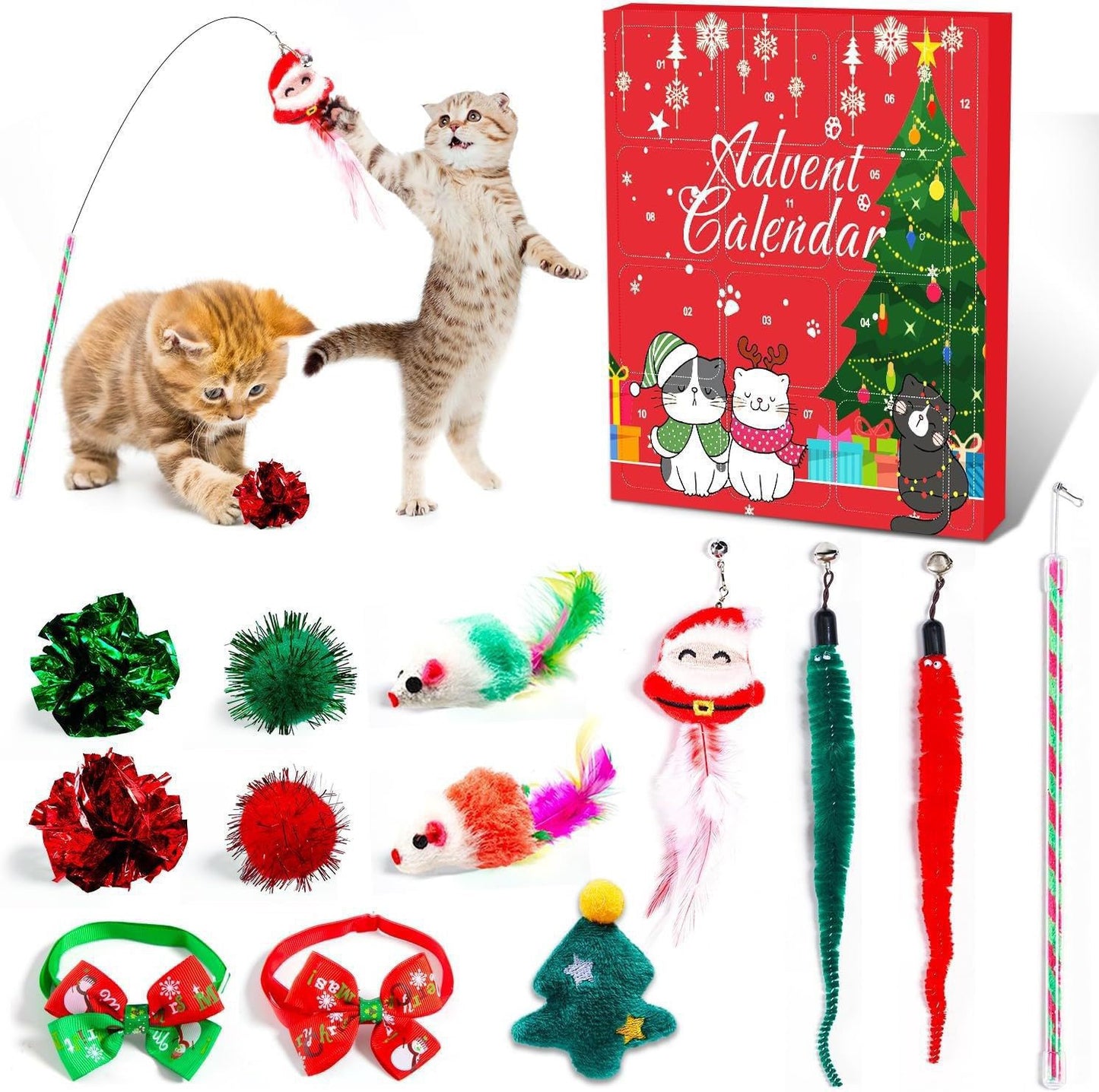 🌟 Christmas Toy Advent Calendar for Cats & Dogs – The Perfect Countdown to Christmas! 🎄