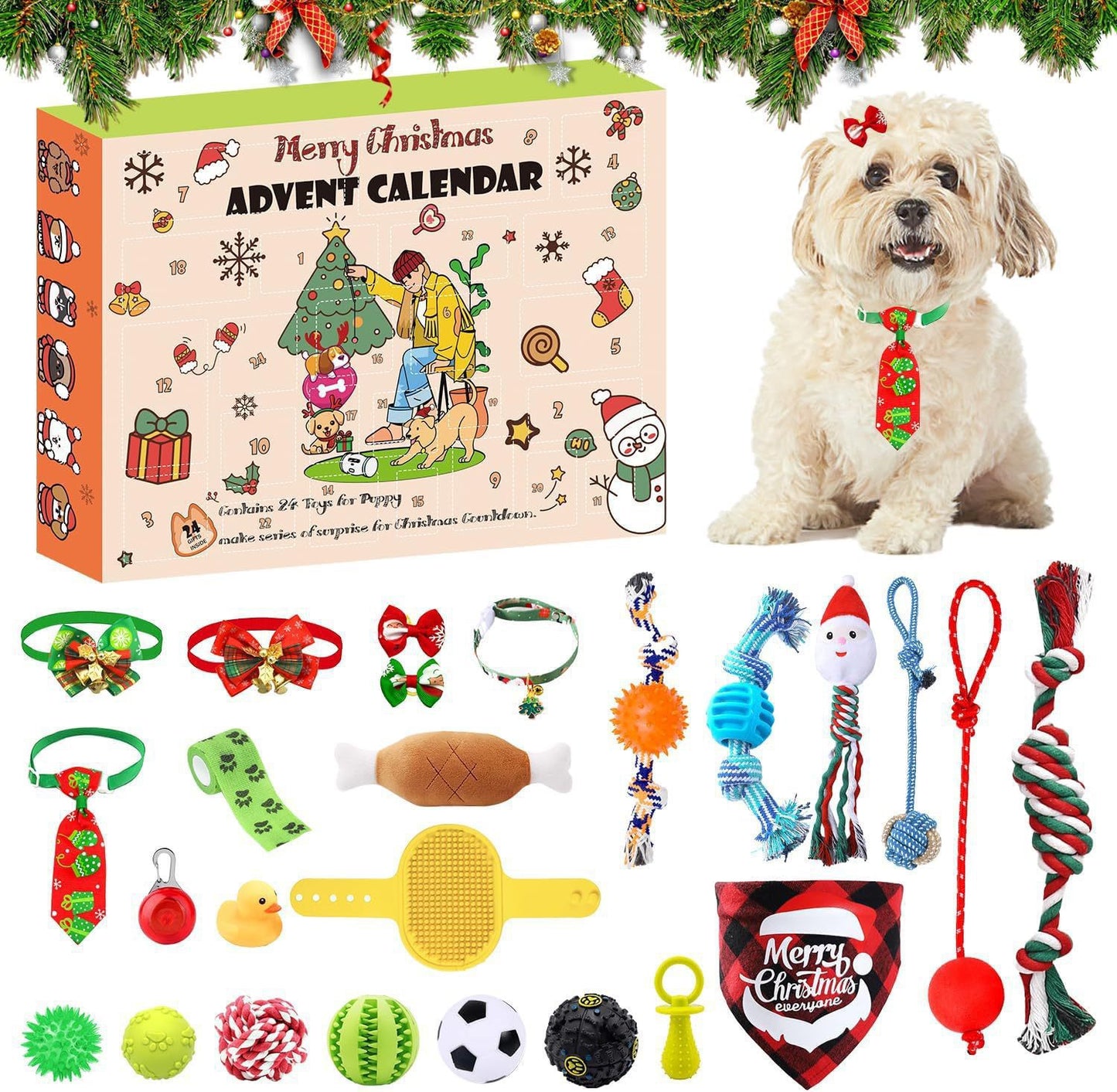 🌟 Christmas Toy Advent Calendar for Cats & Dogs – The Perfect Countdown to Christmas! 🎄