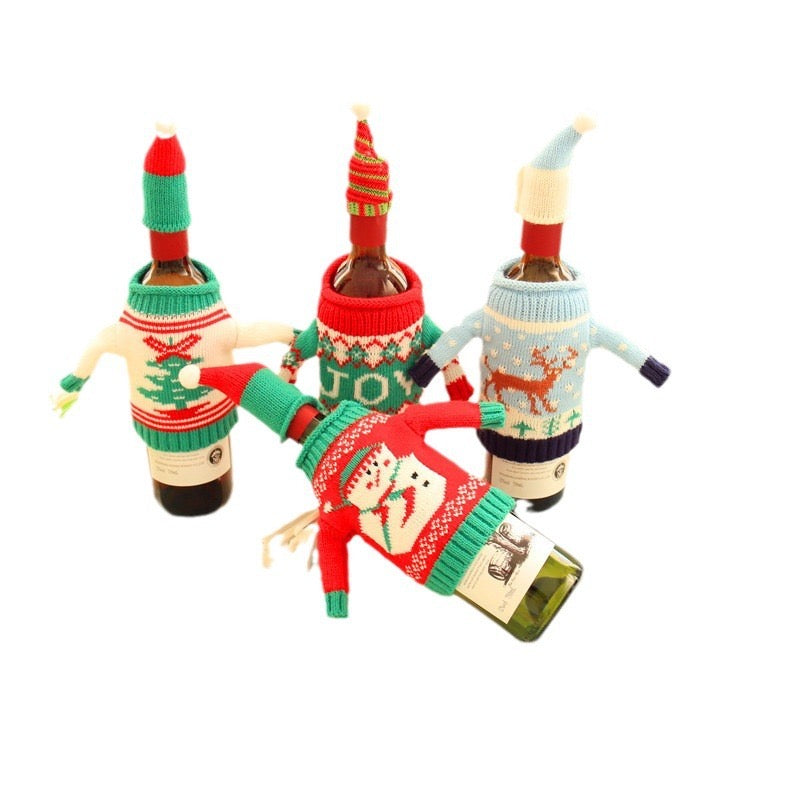 Christmas Bottle Sweater – Festive Charm for Every Bottle