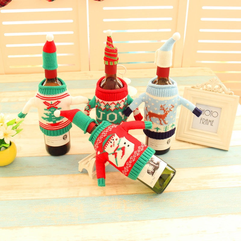 Christmas Bottle Sweater – Festive Charm for Every Bottle