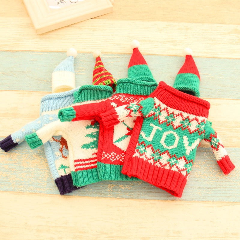 Christmas Bottle Sweater – Festive Charm for Every Bottle