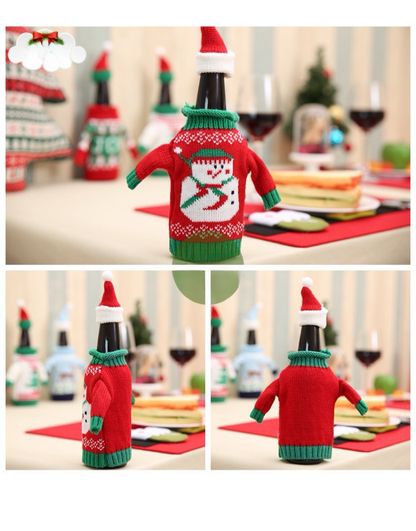 Christmas Bottle Sweater – Festive Charm for Every Bottle