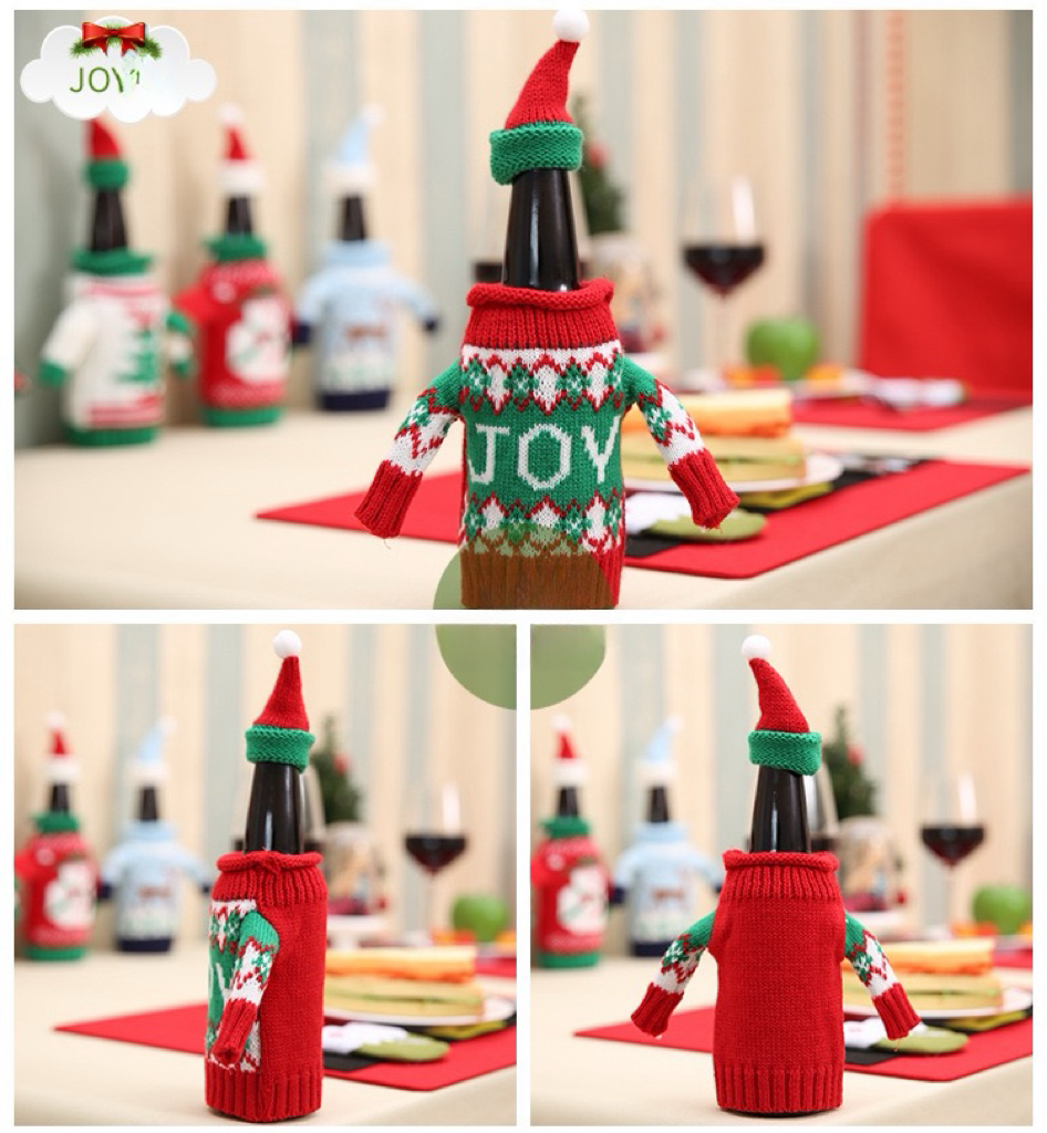 Christmas Bottle Sweater – Festive Charm for Every Bottle