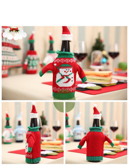 Christmas Bottle Sweater – Festive Charm for Every Bottle