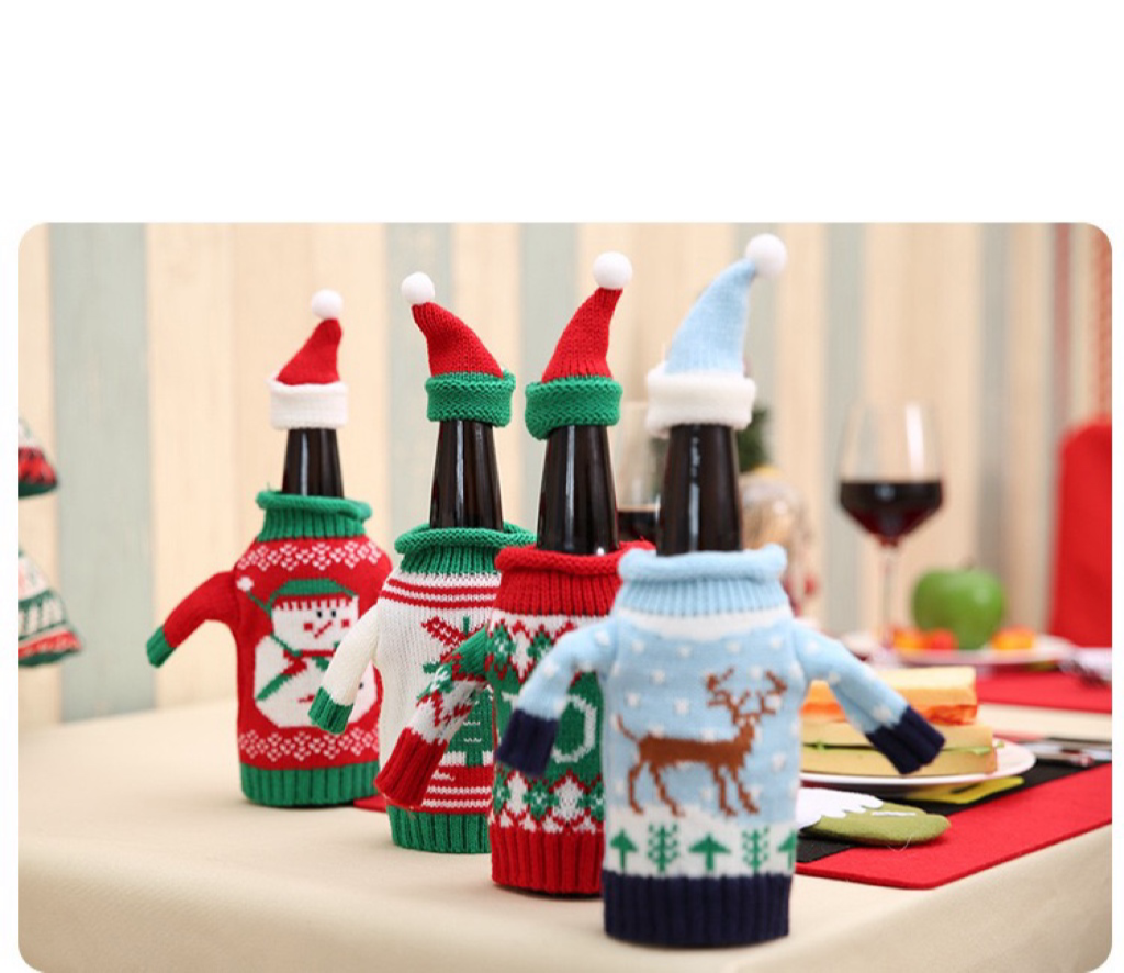 Christmas Bottle Sweater – Festive Charm for Every Bottle