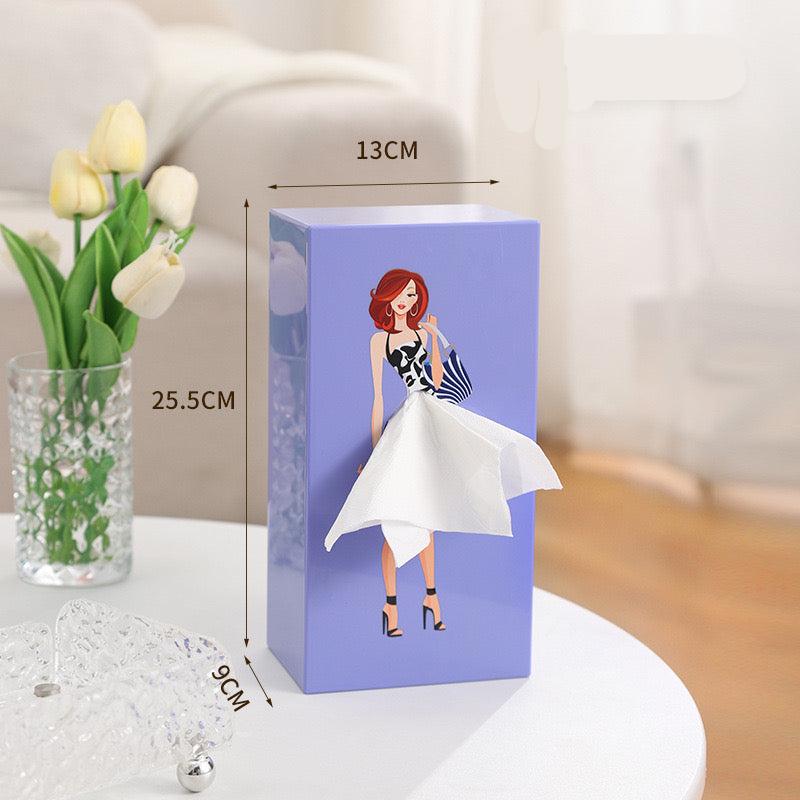 Lady Skirt Tissue Box Cover (Buy 4-pack Combo for Half Price)