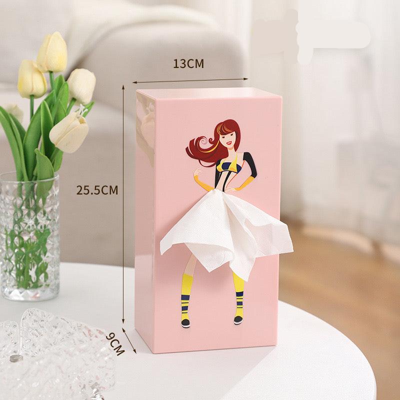 Lady Skirt Tissue Box Cover (Buy 4-pack Combo for Half Price)