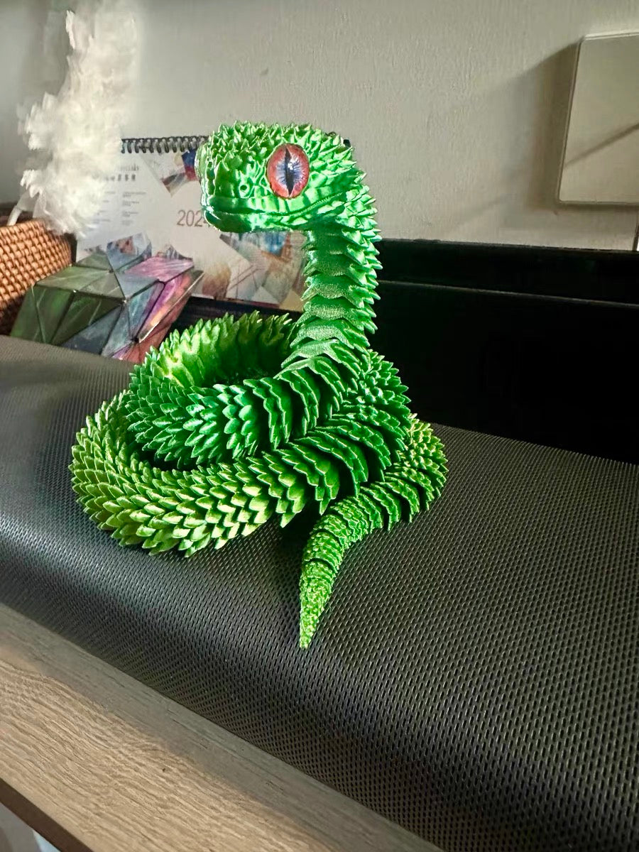 Adopt-A-Pet: 3D Printed Articulated Snake 🐍