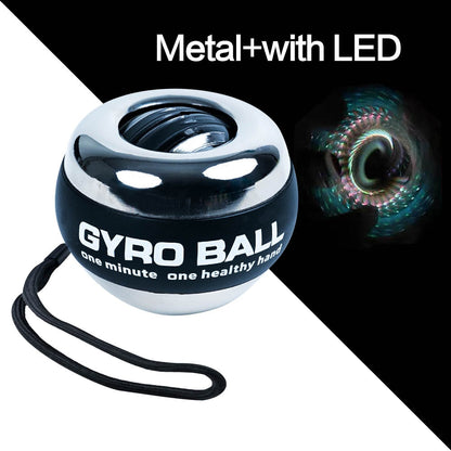 LED Wrist Ball Power Trainer Self-starting Gyro Ball