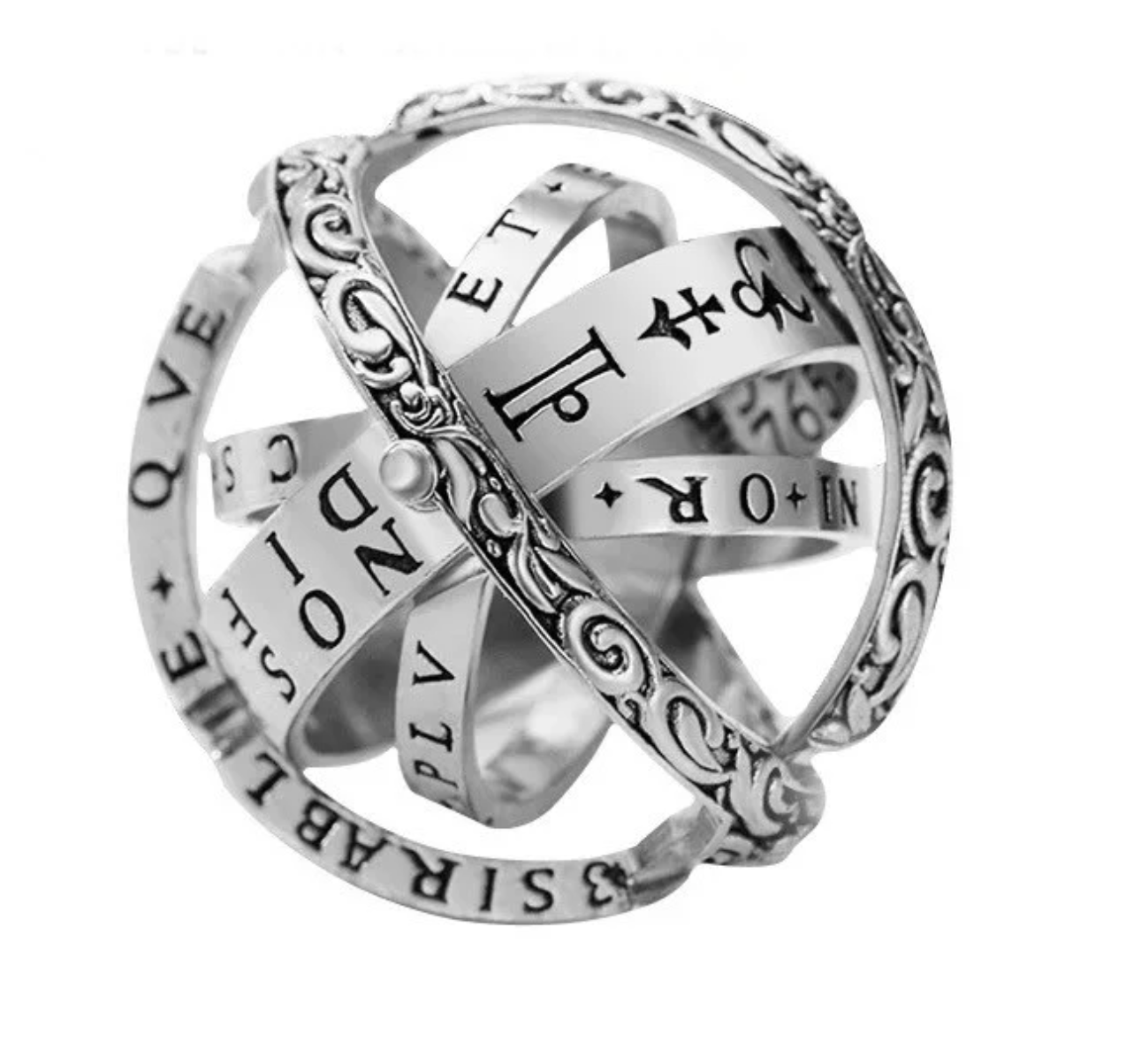 Love Astronomical Fidget Ring Romantic Gift Alloy