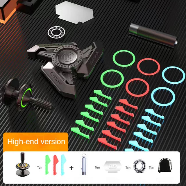 *Buy 1 get 1 50%off* Multifunction Luminous EDC Fidget Spinner Metal Alloy Desktop Hand Spinning Gyro Antistress Toys Birthday Gifts For Adult Teen