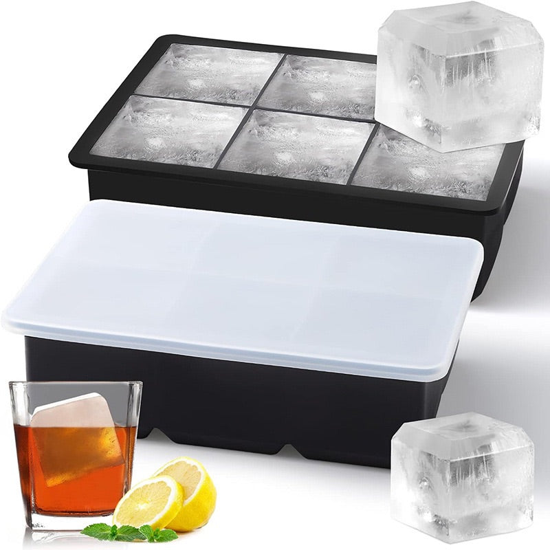 Hot Sale-Clear Ice Cube Brass Stamp Tray