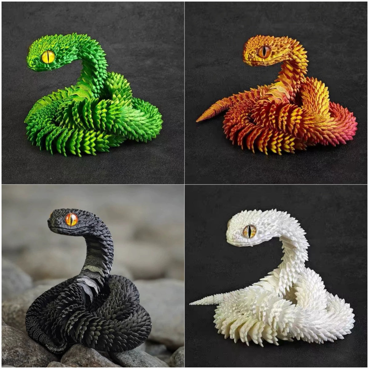 Adopt-A-Pet: 3D Printed Articulated Snake 🐍