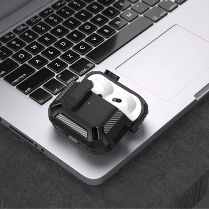 Airpods Protective Case with Lock Gen 3 Hard Shell Rugged Shockproof Cover