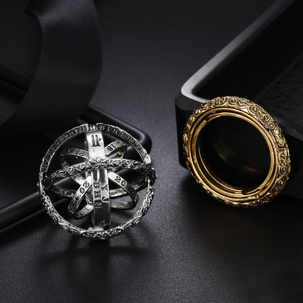 Love Astronomical Fidget Ring Romantic Gift Alloy